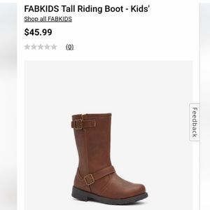 Kids tall Brown Boot